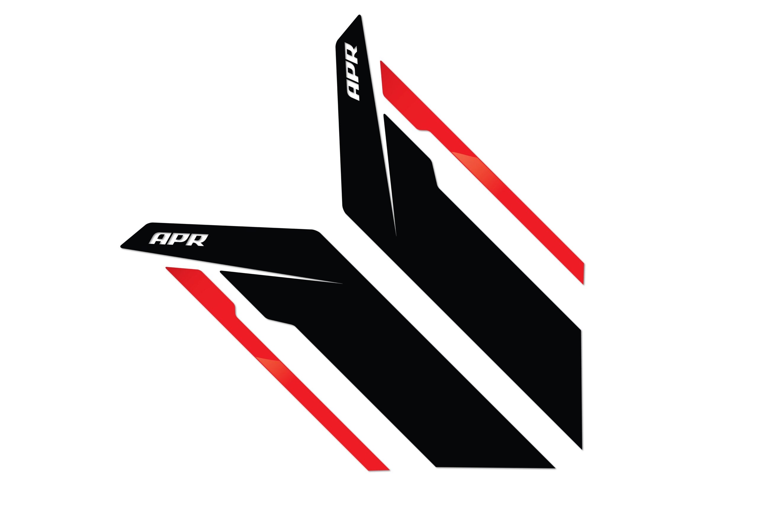 APR – Sideburns Fender Stickers in Black, Silver, or Red