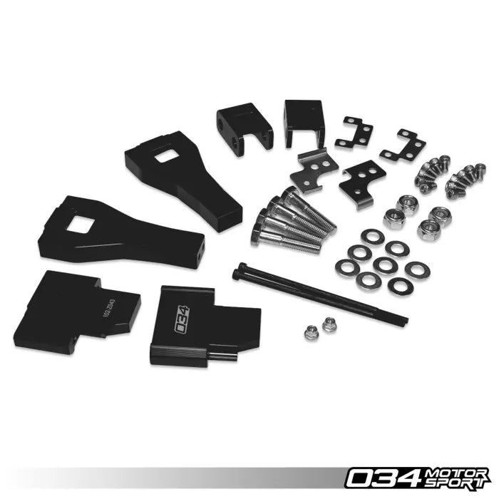 Radiator Relocation Kit, B8 B8.5 Audi with 4.0T Swap 3