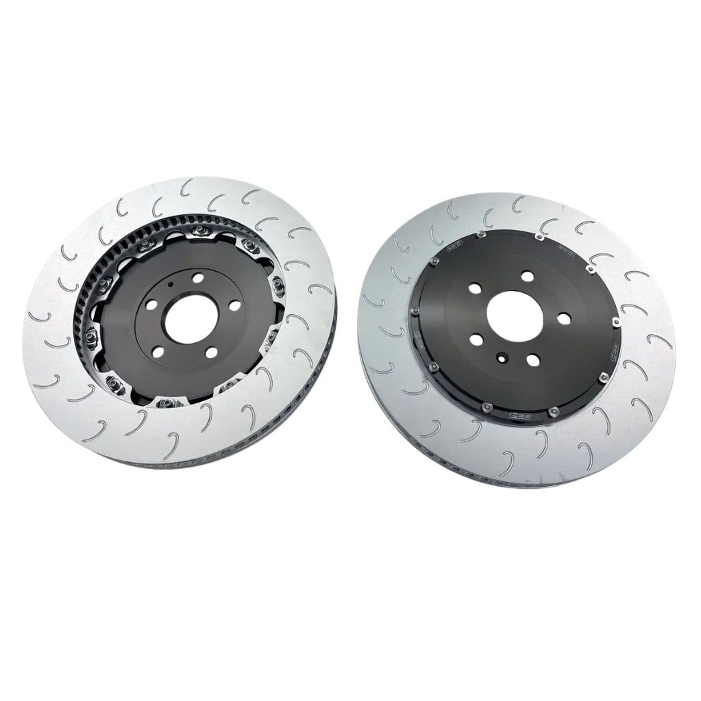 034 Motorsport : disques de frein avant flottants en deux parties de 370 mm pour Audi TT RS 8S