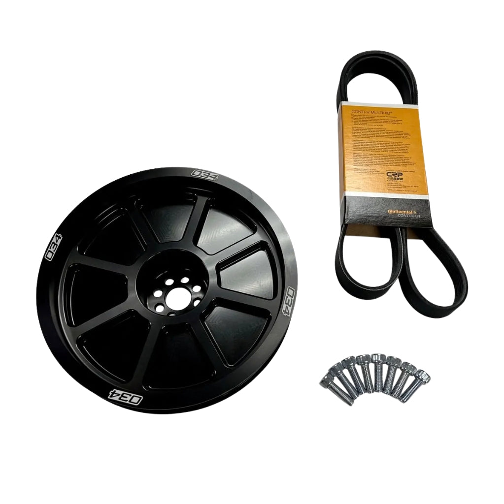 034 Motorsport - Koło pasowe wału korbowego 3.0 TFSI 207 mm - AUDI A8 / S4