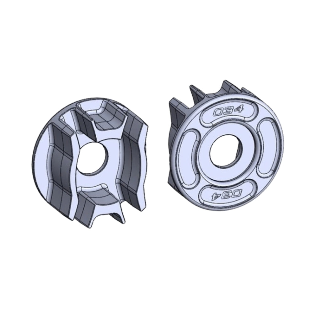 034 Motorsport - Support de différentiel arrière en aluminium usiné - Audi A4 / A5