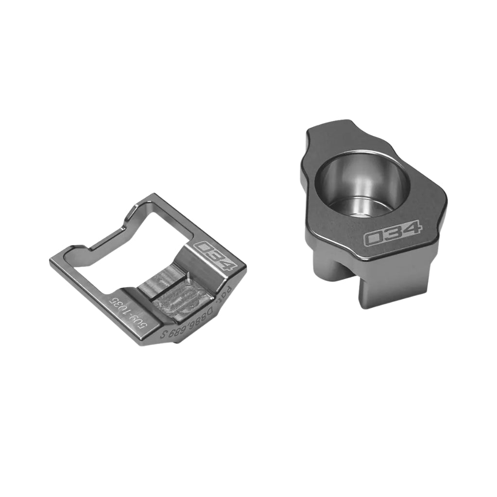034 Motorsport : jeu d'inserts de fixation « dogbone » en aluminium billeté pour VW GTI / Audi A4