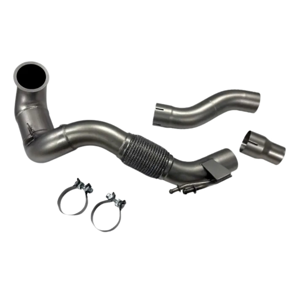 034 Motorsport - Downpipe da corsa in acciaio inossidabile fuso - VW Golf / GTI