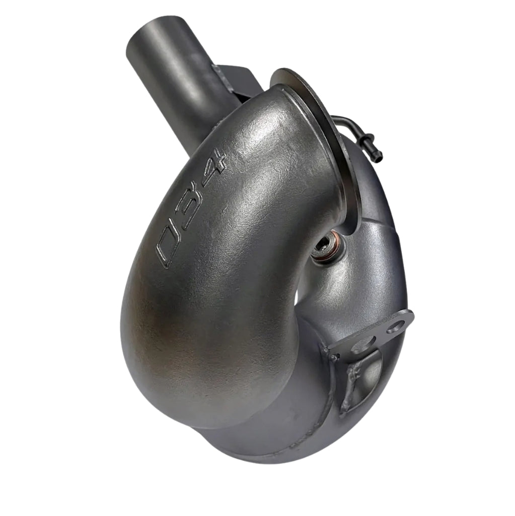 034 Motorsport : Downpipe de course en acier inoxydable moulé - VW Golf / GTI MkVII / Audi A3 8V