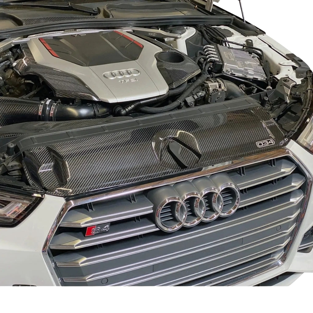 034 Motorsport Support de Radiateur en fibre de carbone - Audi B9 A4 / S4