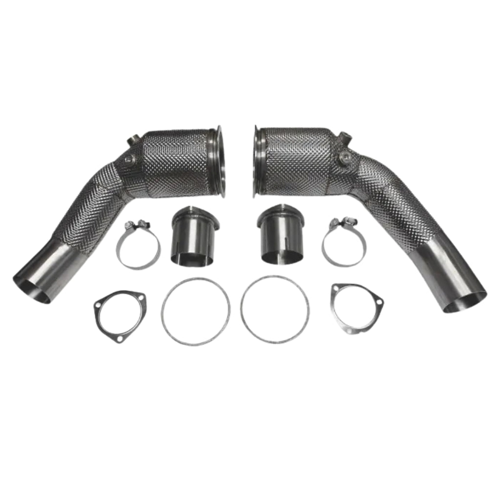 034 Motorsport - Edelstahl-Rennkatalysator-Set - Audi RS6 / RS7 C8