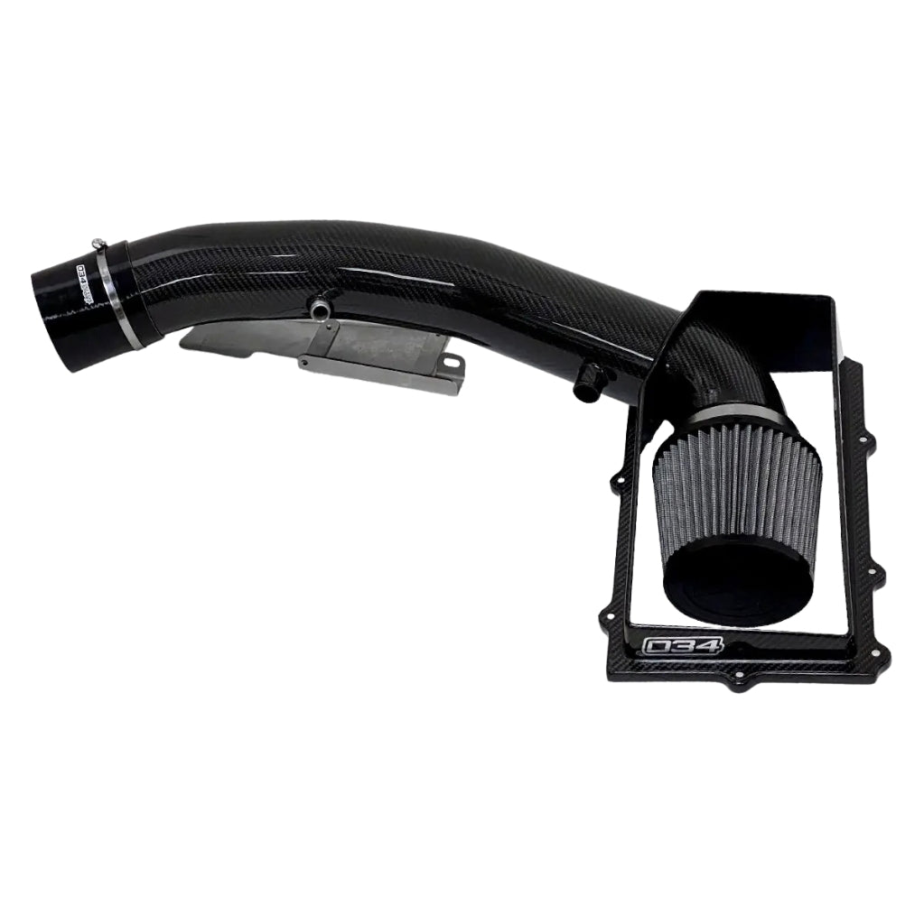 034 Motorsport X34 Admission d'air froid à toit ouvert en fibre de carbone de 4 pouces - Audi RS3 / TTRS