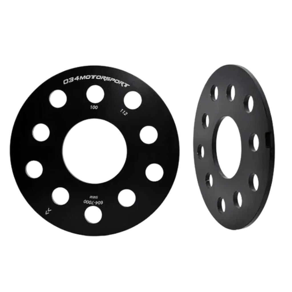 034 Motorsport - Paire d'entretoises de roue de 5 mm - VW / AUDI A3 8P