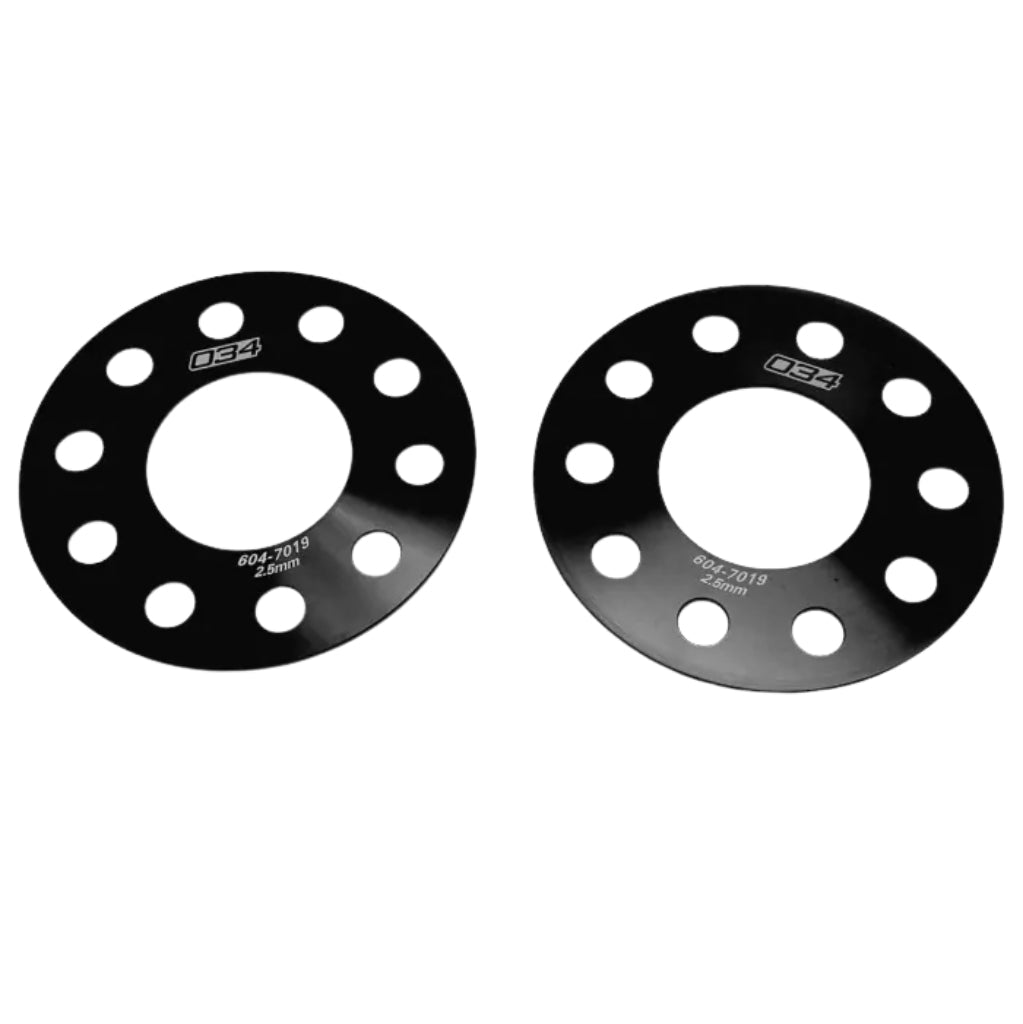 034 Motorsport - Paire d'entretoises de roue - 2,5 mm - Audi A4 / A5