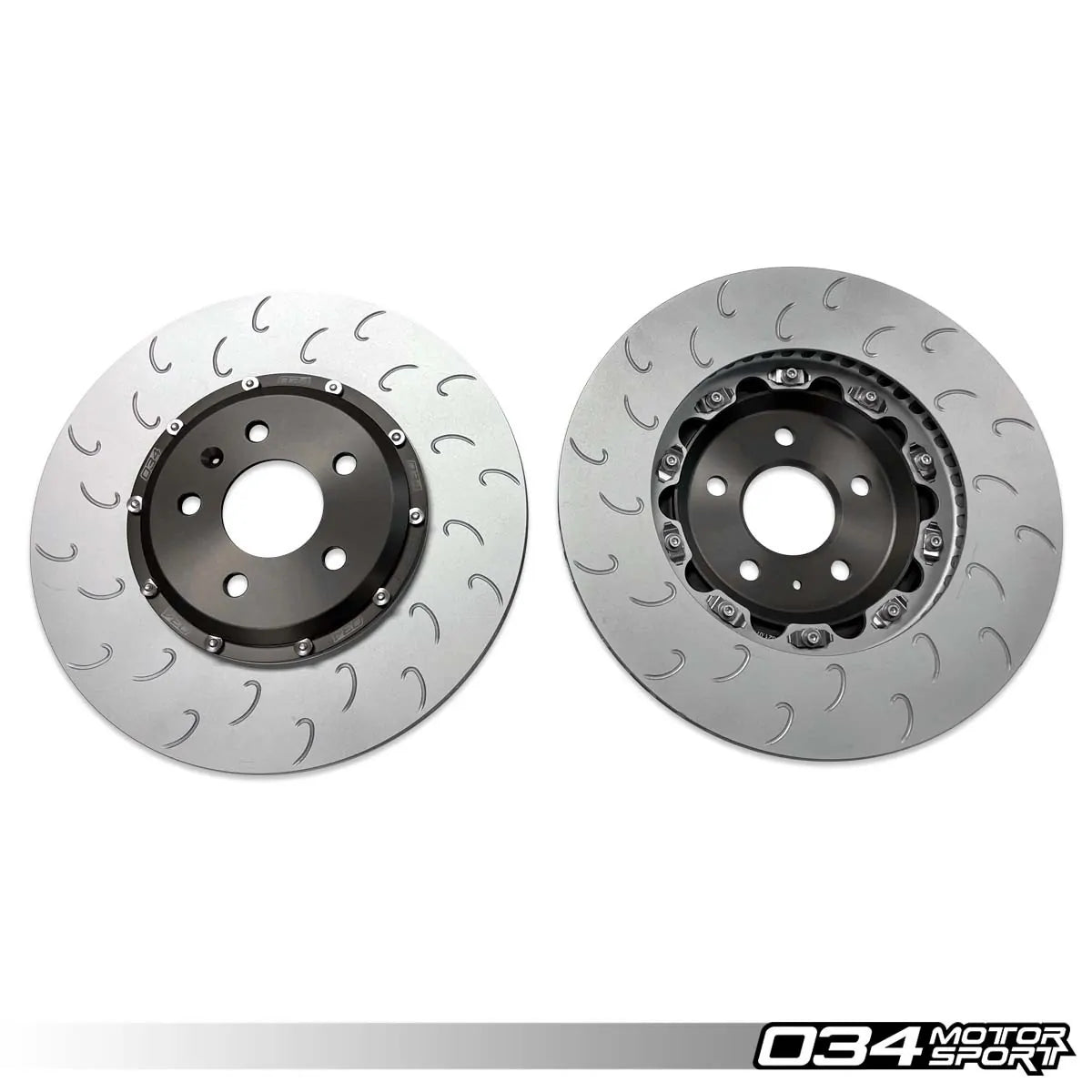 2 Piece Floating Front Brake Rotor Upgrade Kit for Audi B8 B8.5 S4 S5 Q5 2