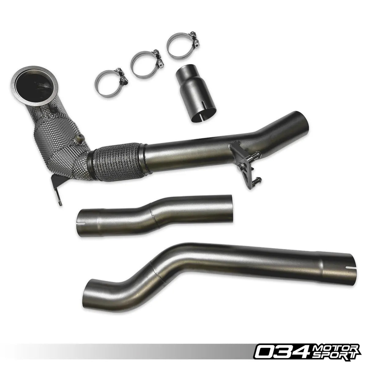 034 Motorsport RVS Racing Downpipe VW GOLF R AUDI S3 1