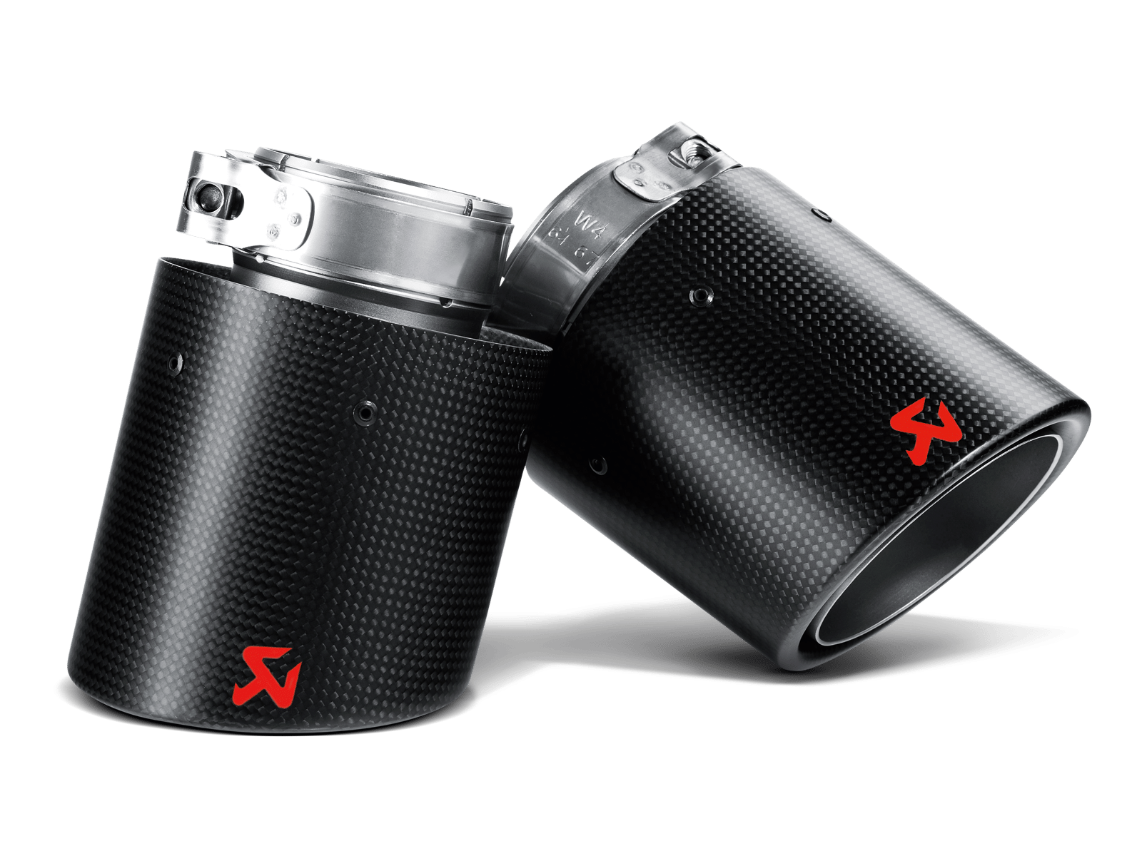 Zestaw końcówek Akrapovič Carbon VW Golf 6 GTD 4