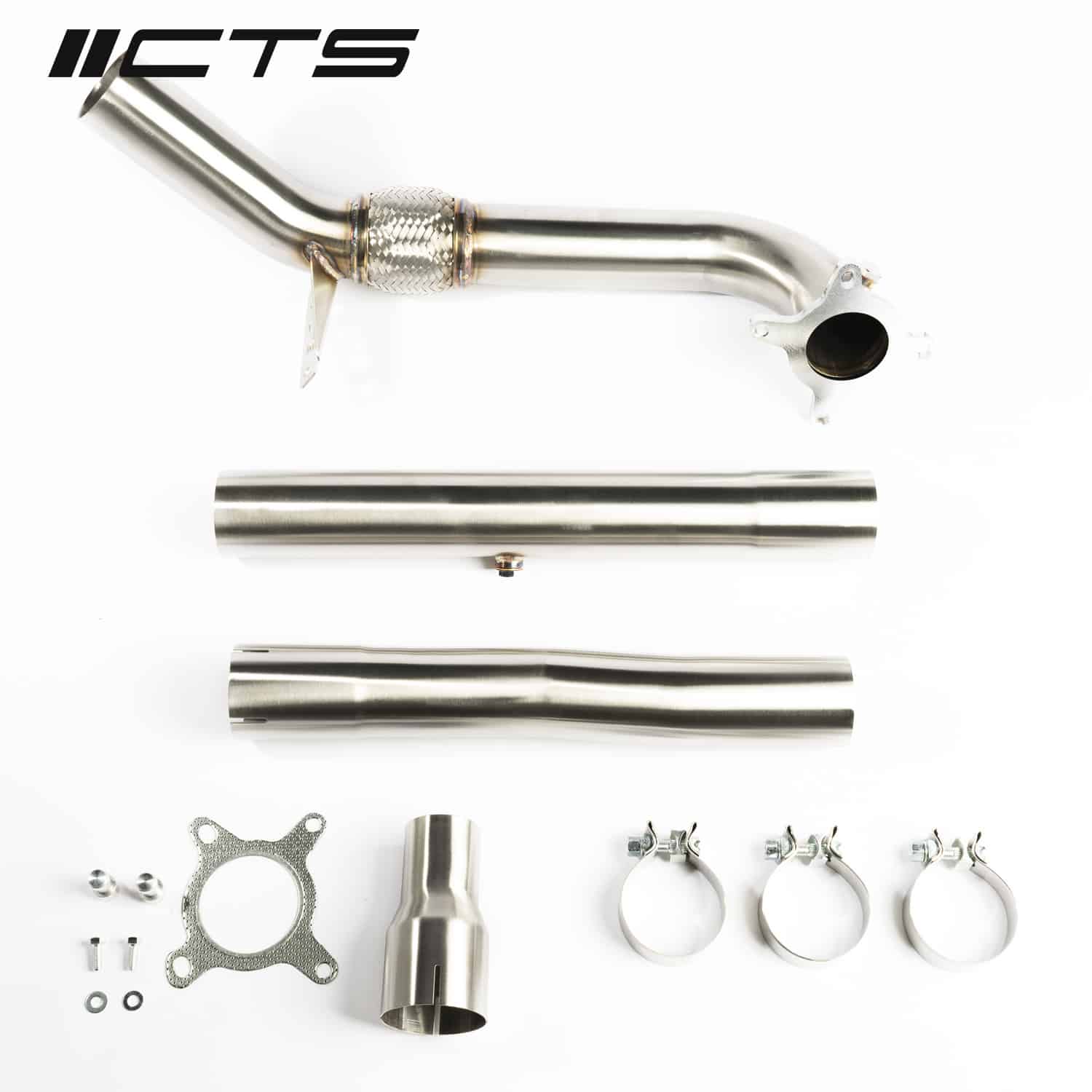 cts turbo cat downpipe audi a3 s3 8p 5
