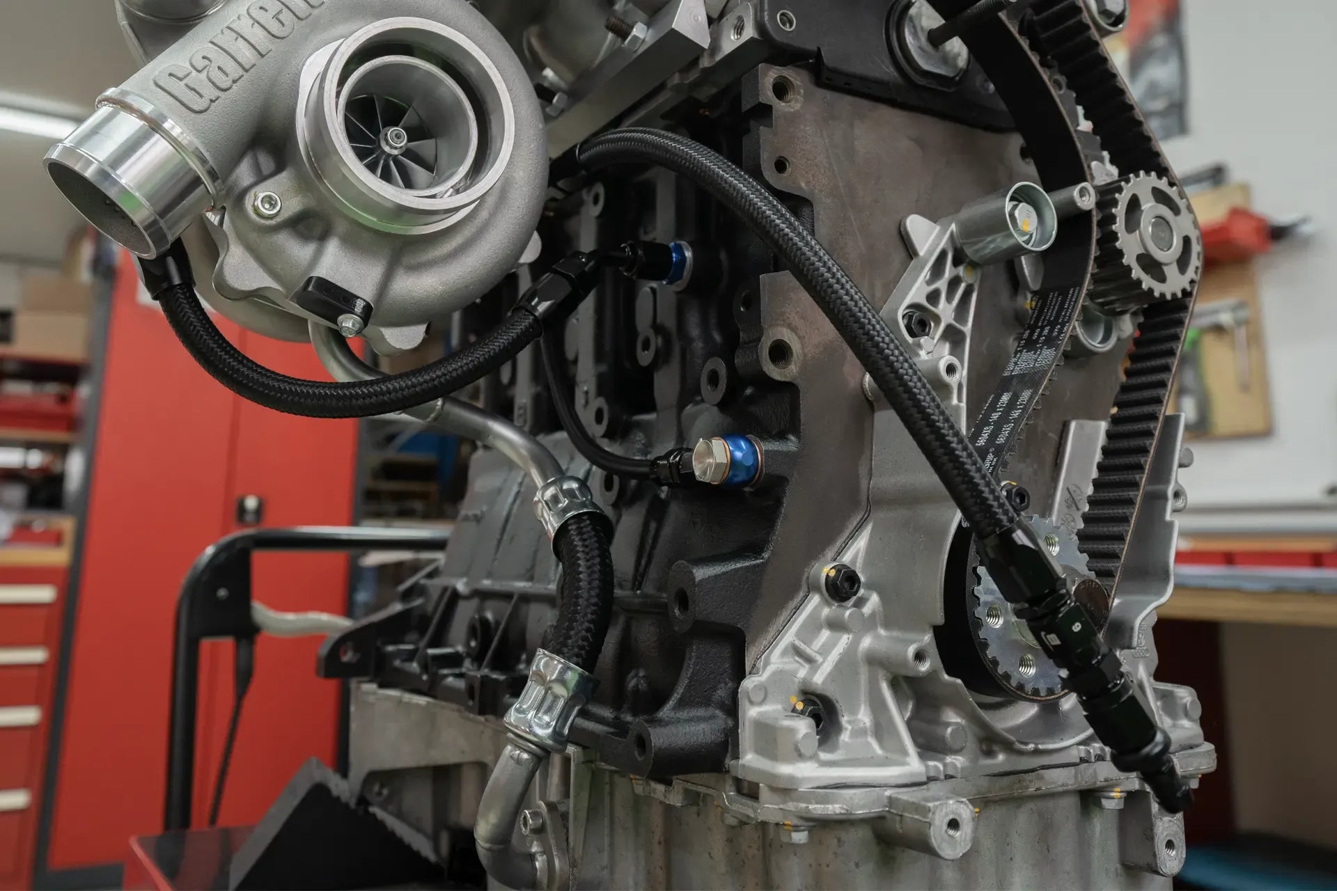 Zestaw przewodów oleju i wody turbosprężarki - 2.0 TFSI EA113 - ulepszenie Garrett G-Series