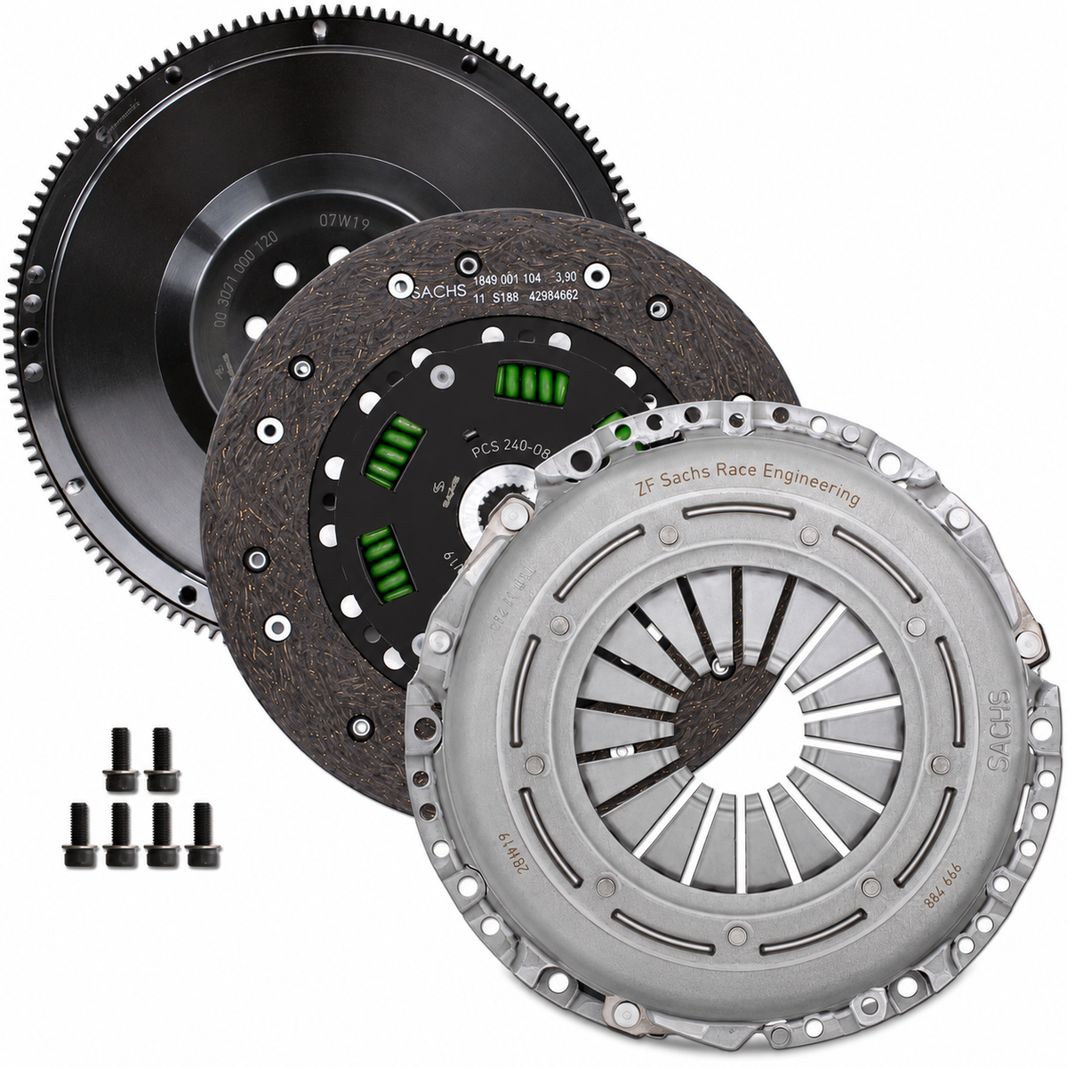 Sachs Performance Koppelingkit met Vliegwiel Volkswagen Golf 6 GTI