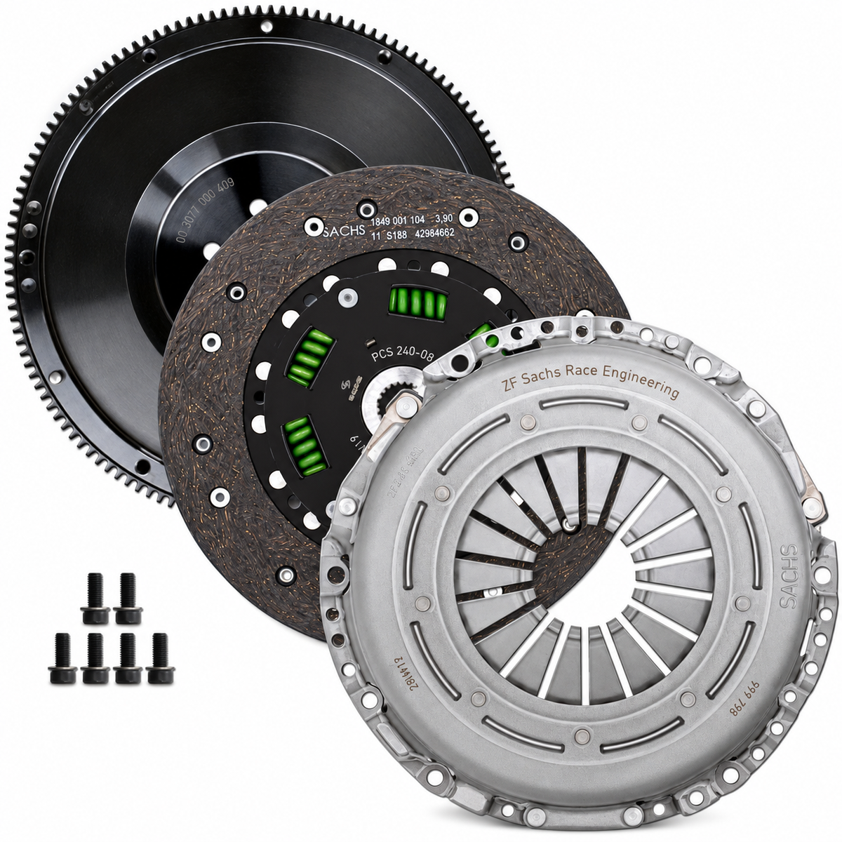 Sachs Performance Koppelingkit met Vliegwiel Volkswagen Polo 6R WRC
