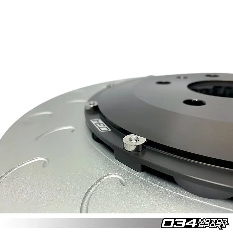 034 Motorsport Kit di aggiornamento freno anteriore flottante in 2 pezzi Audi RS3 8.5V 4