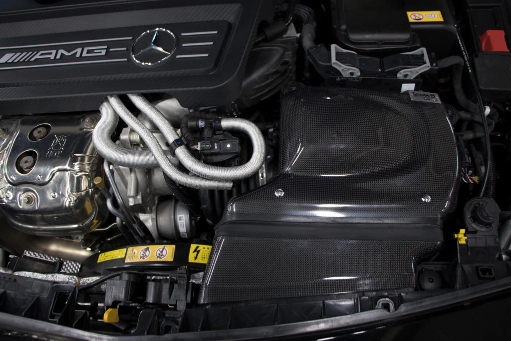 Admisión de aire de carbono del grupo M Mercedes CLA A45 AMG W176 4
