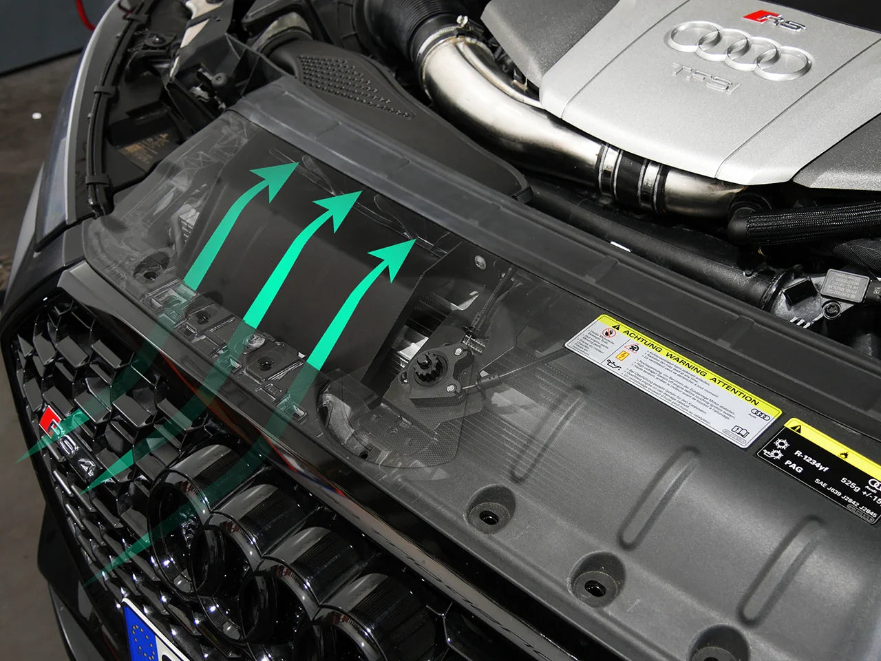 HF Series Air Baffle Air duct Audi A4 S4 RS4, A5 S5 RS5 B9 3