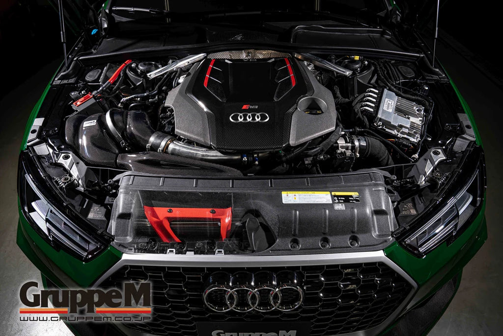 Admission d'air en carbone Gruppe M pour Audi RS4 B9 RS5 F5 5