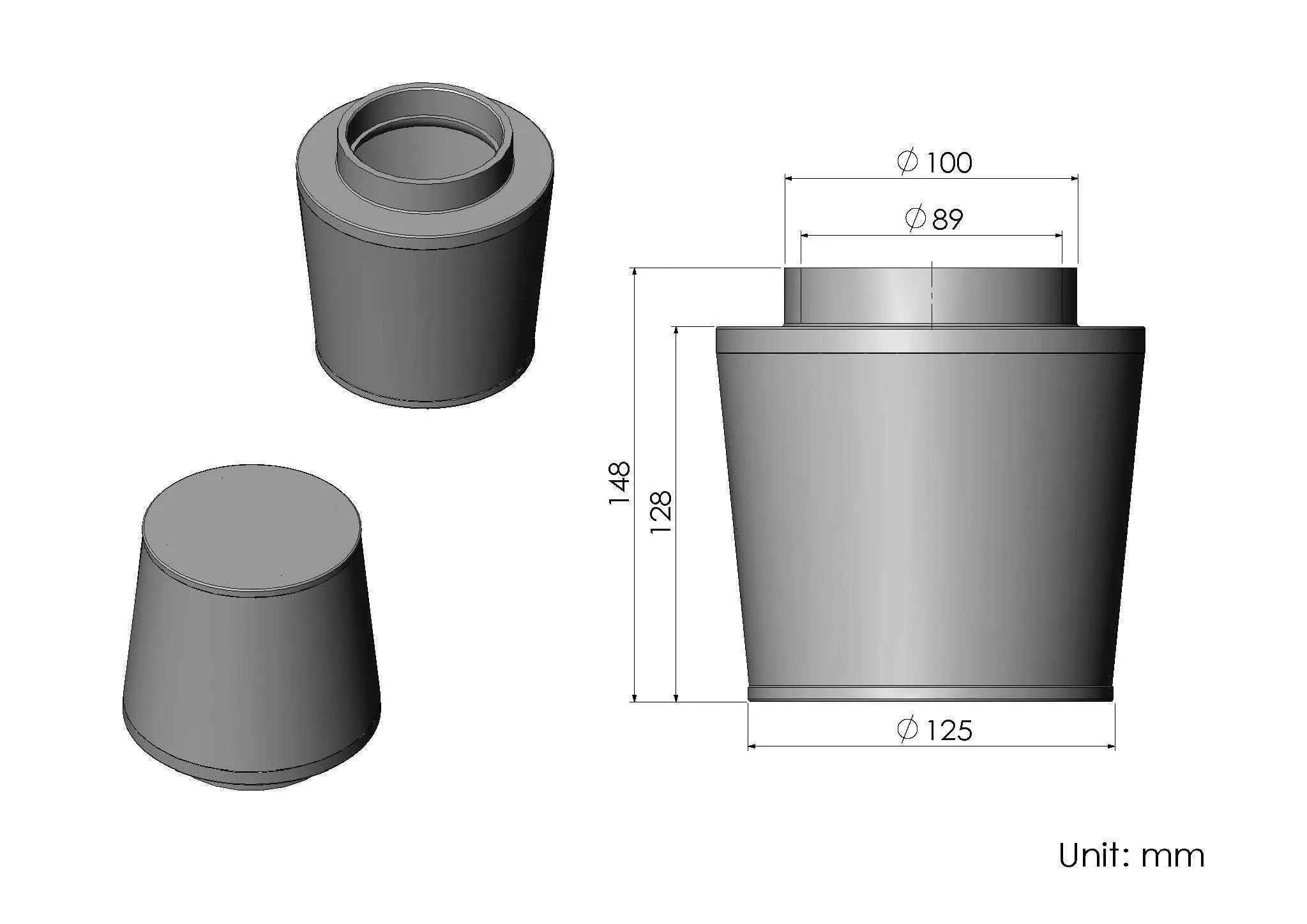 Armaspeed Luchtfilter Aluminium Honda Civic 1.5 1