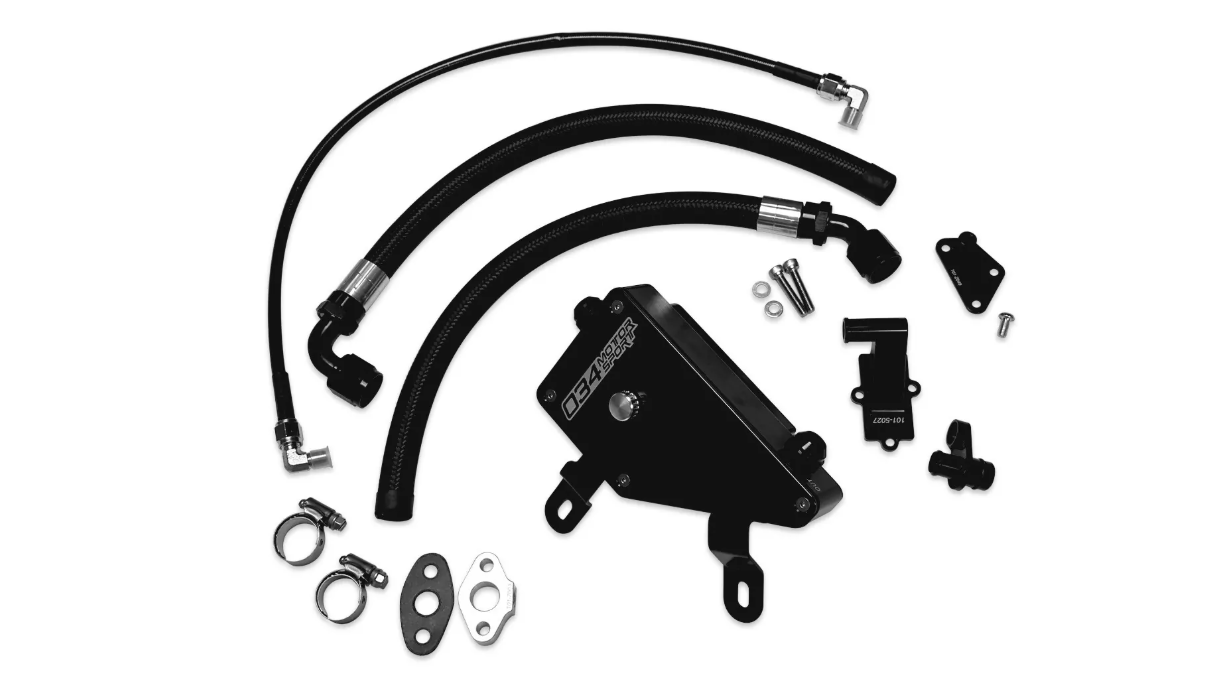 034Motorsport Billet Aluminum Engine Catch Can Kit for Audi 8V.5