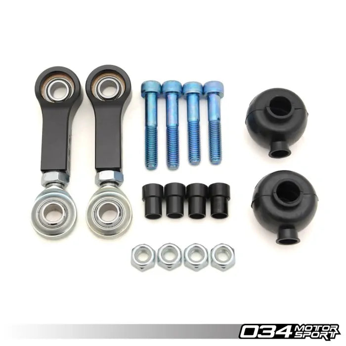 Biellettes de barre stabilisatrice arrière réglables 034Motorsport pour Audi 02
