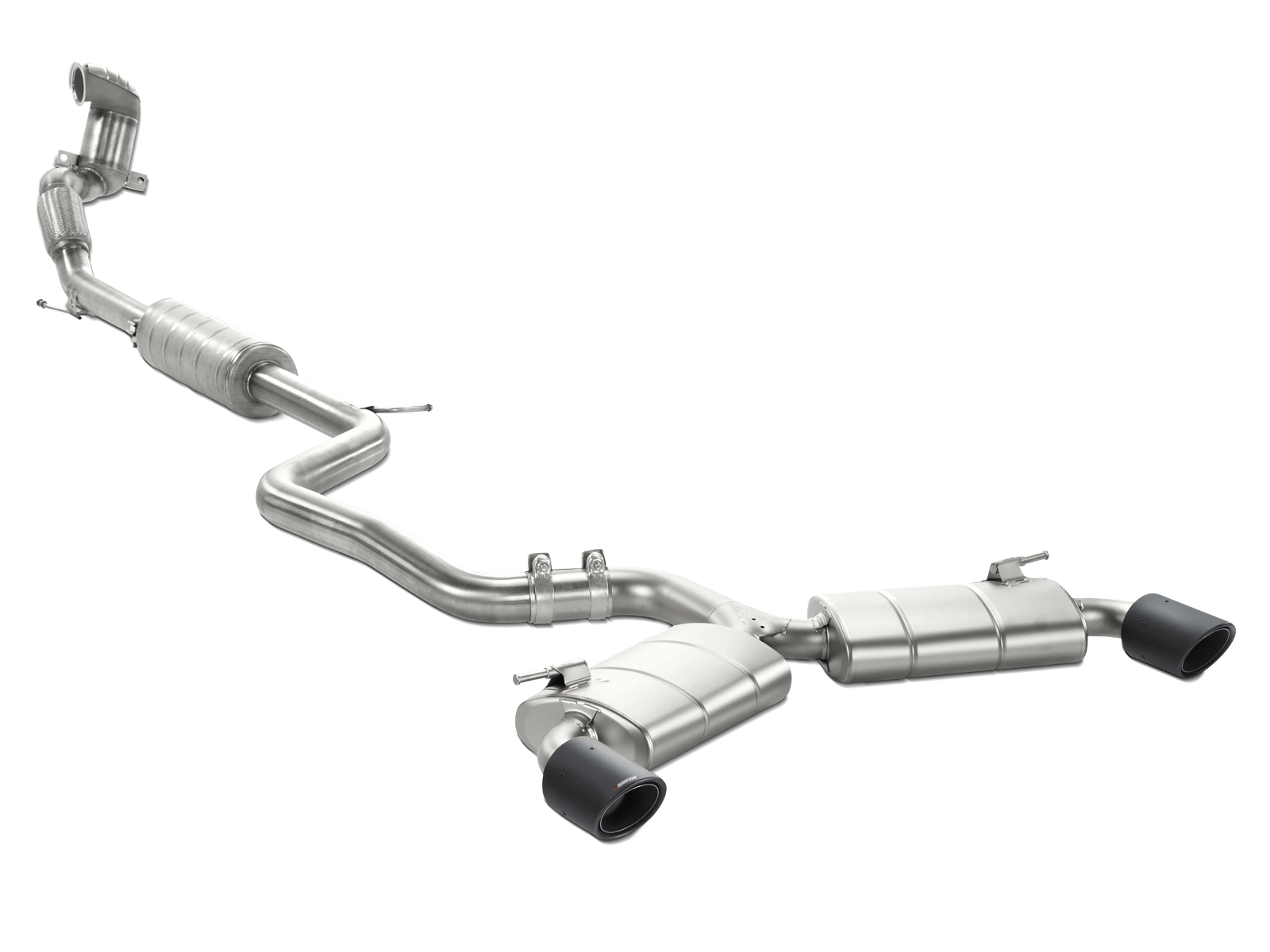 Układ wydechowy Akrapovič Evolution Line VW Golf 7 GTI 1