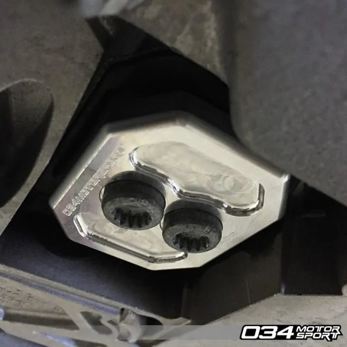 034Inserto supporto trasmissione Motorsport, C7 Audi A6 S6 RS6 e A7 S7 RS7, 4M 4M.5 Q7 Alluminio billet 2