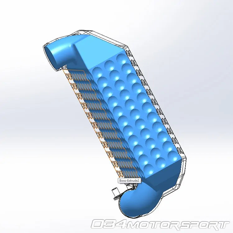 034 Motorsport ÜbërFlöw Intercooler a montaggio laterale Coppia 2.7T 03