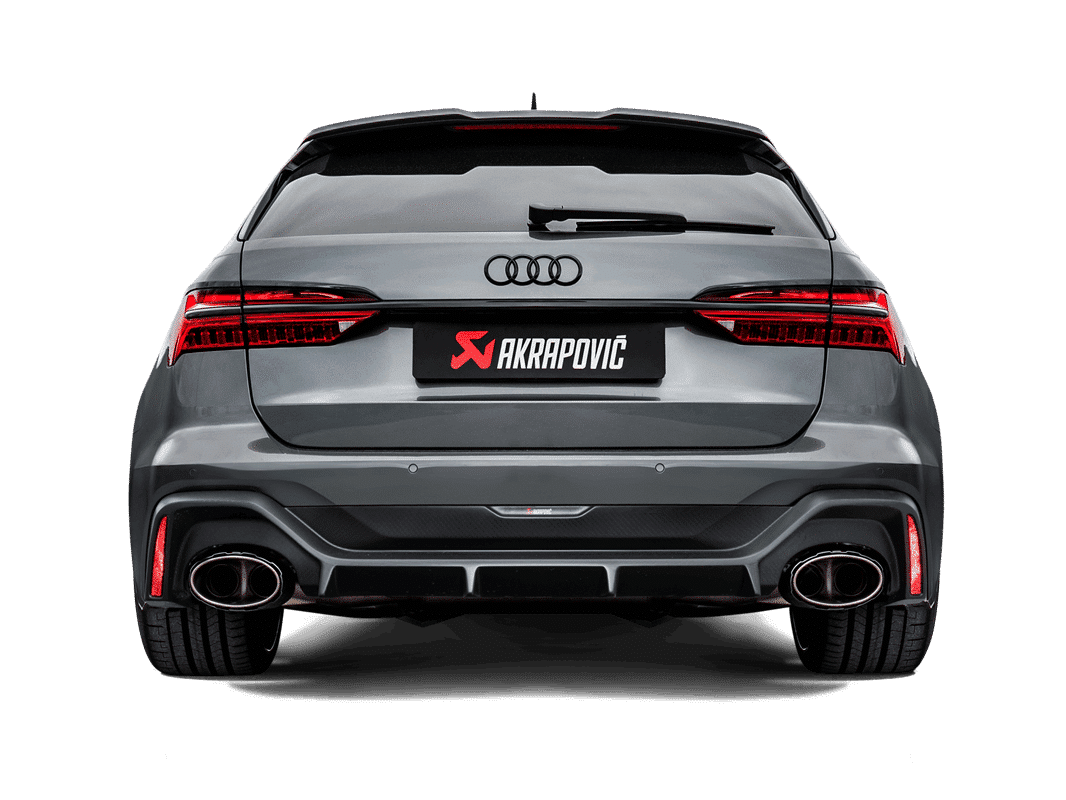 Set tubi di collegamento Akrapovic in acciaio inox Audi Rs6 Avant C8 4