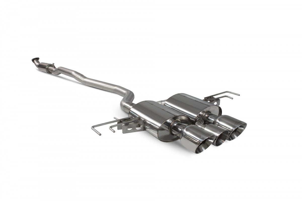 Parte posteriore flessibile risuonata Scorpion Honda Civic FK8 LHD 02