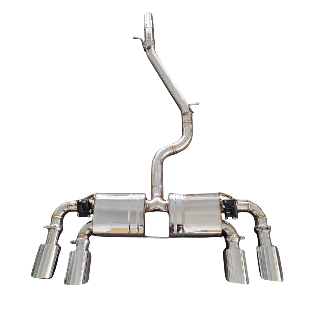 Układ wydechowy Endura Catback Golf 7R / 7.5R - zawory + zdalne sterowanie - 2.0 TSI EA888.3 MQB