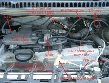 suppression de résistance évaporateur sai 1 8t 20vt 3