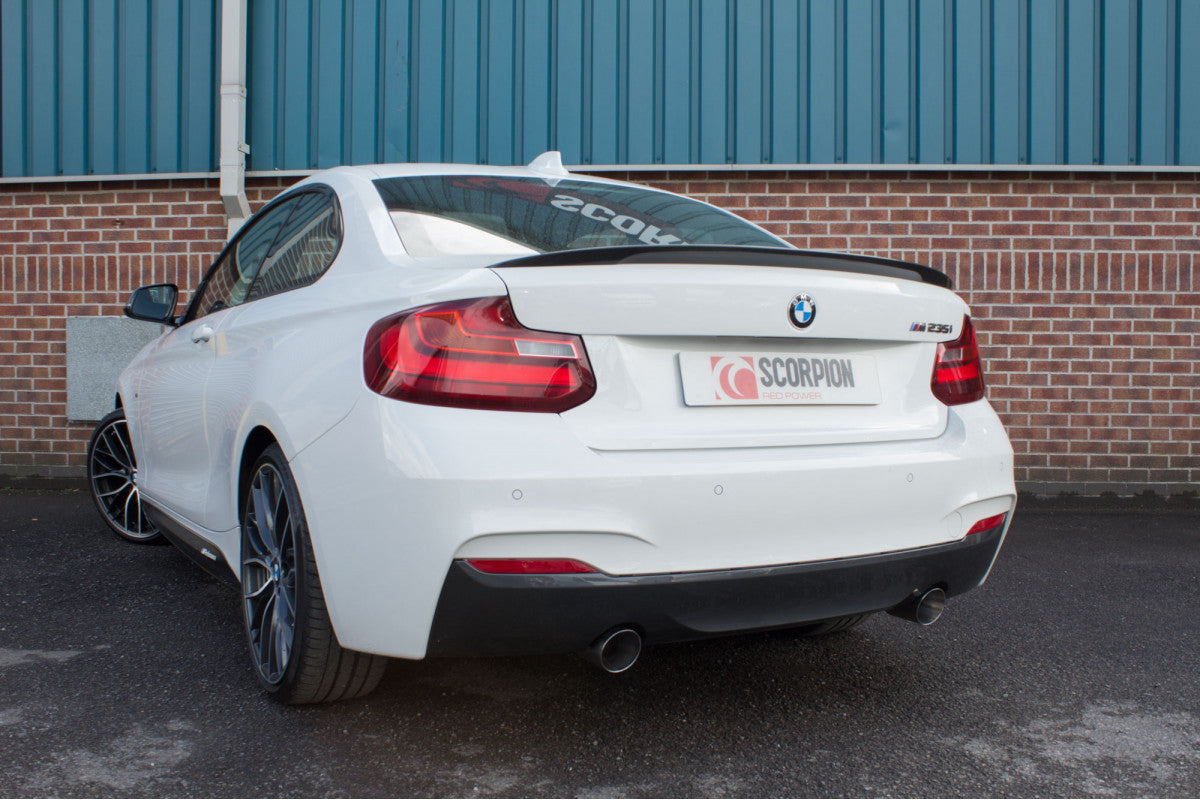 Catback z zaworem Skorpiona BMW 235i F2x 2