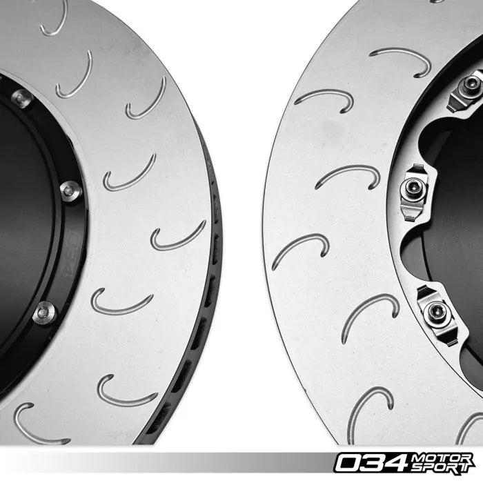 2 Piece Floating Rear Brake Rotor Upgrade Kit for Audi C8 S6 S7, D5 A8 S8, & 4M 4M.5 Q7 SQ7 Q8 SQ8 3