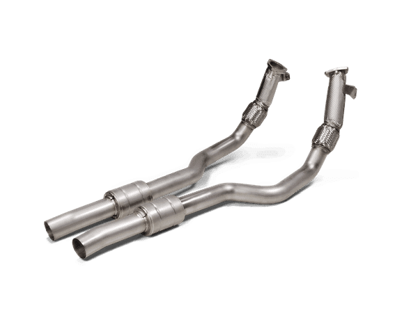 Set di tubi di collegamento Akrapovic in acciaio inox per Audi Rs6 Avant C8