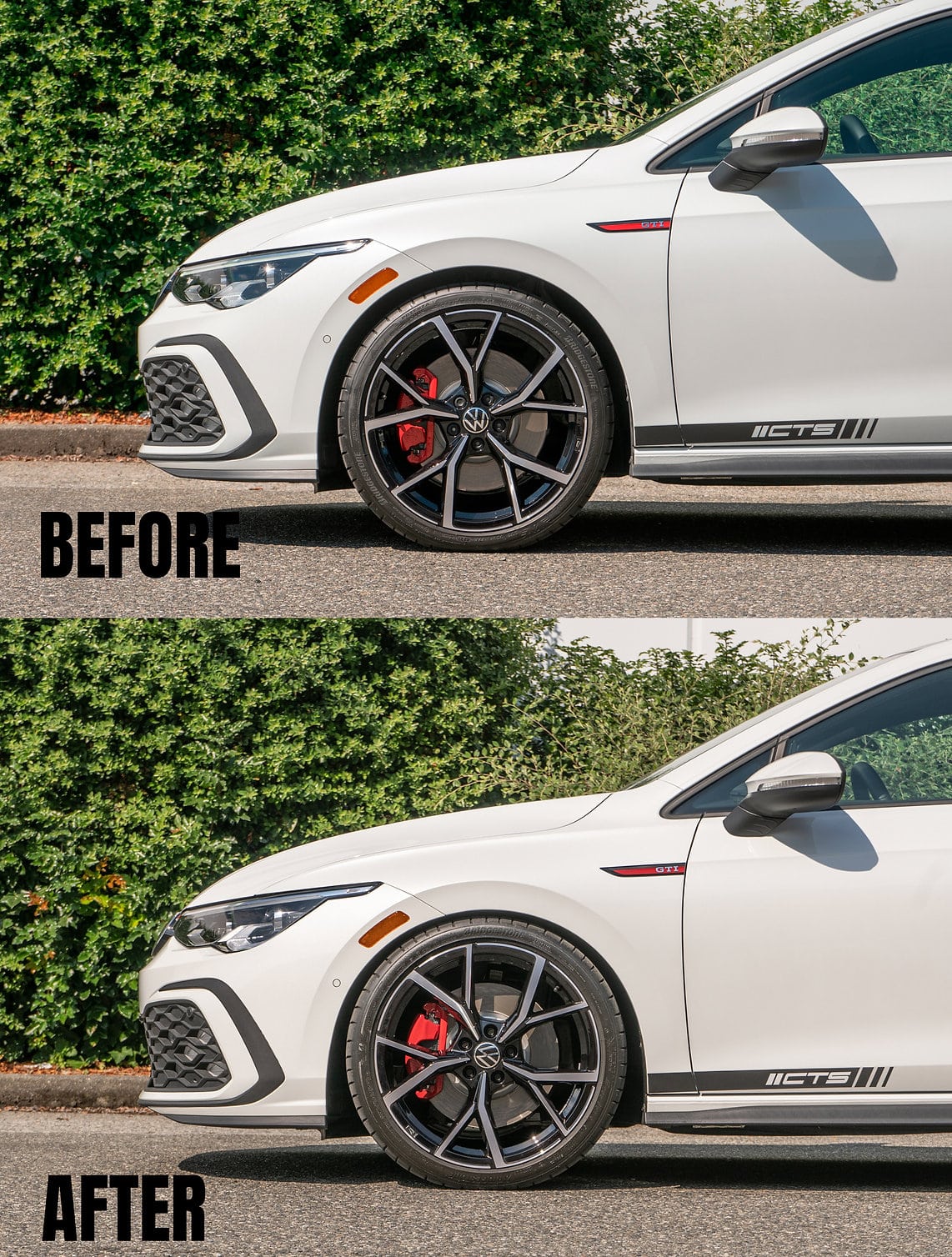 CTS Turbo Verlagingsveren VW Golf 8 GTI 5