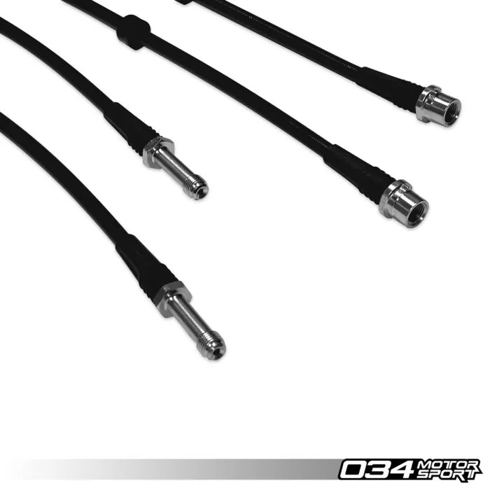 Kit de durites de frein tressées en acier inoxydable 034 Motorsport pour Audi C7 02