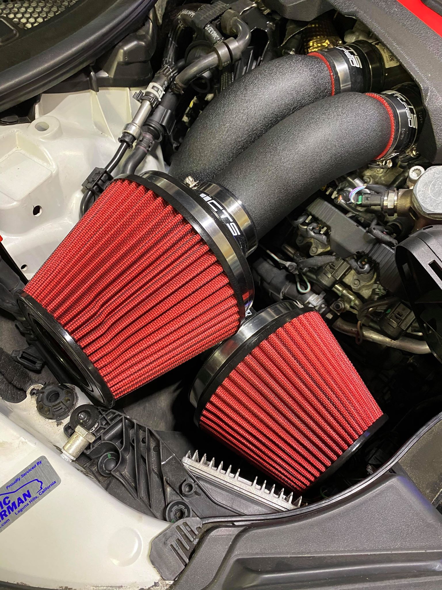 cts turbo air intake dual 3 audi s7 rs6 c7 4 0 tfsi 4