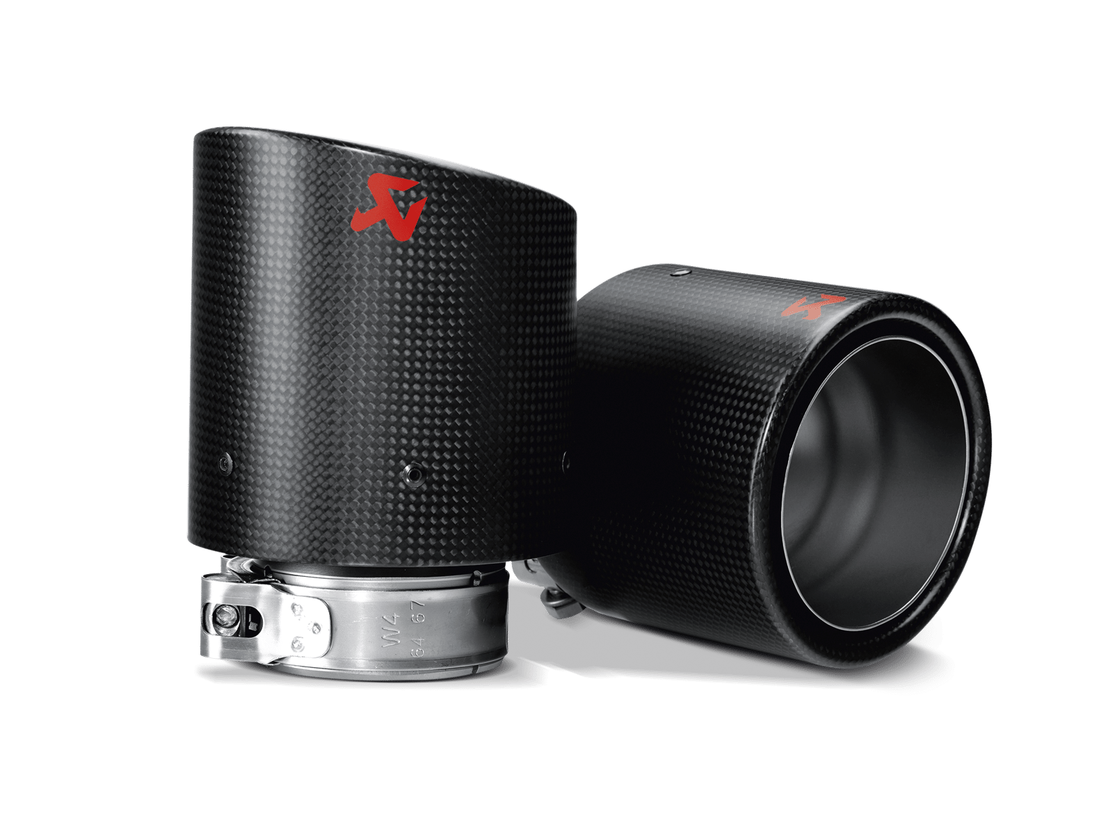 Zestaw końcówek Akrapovič Carbon VW Golf 6 GTD