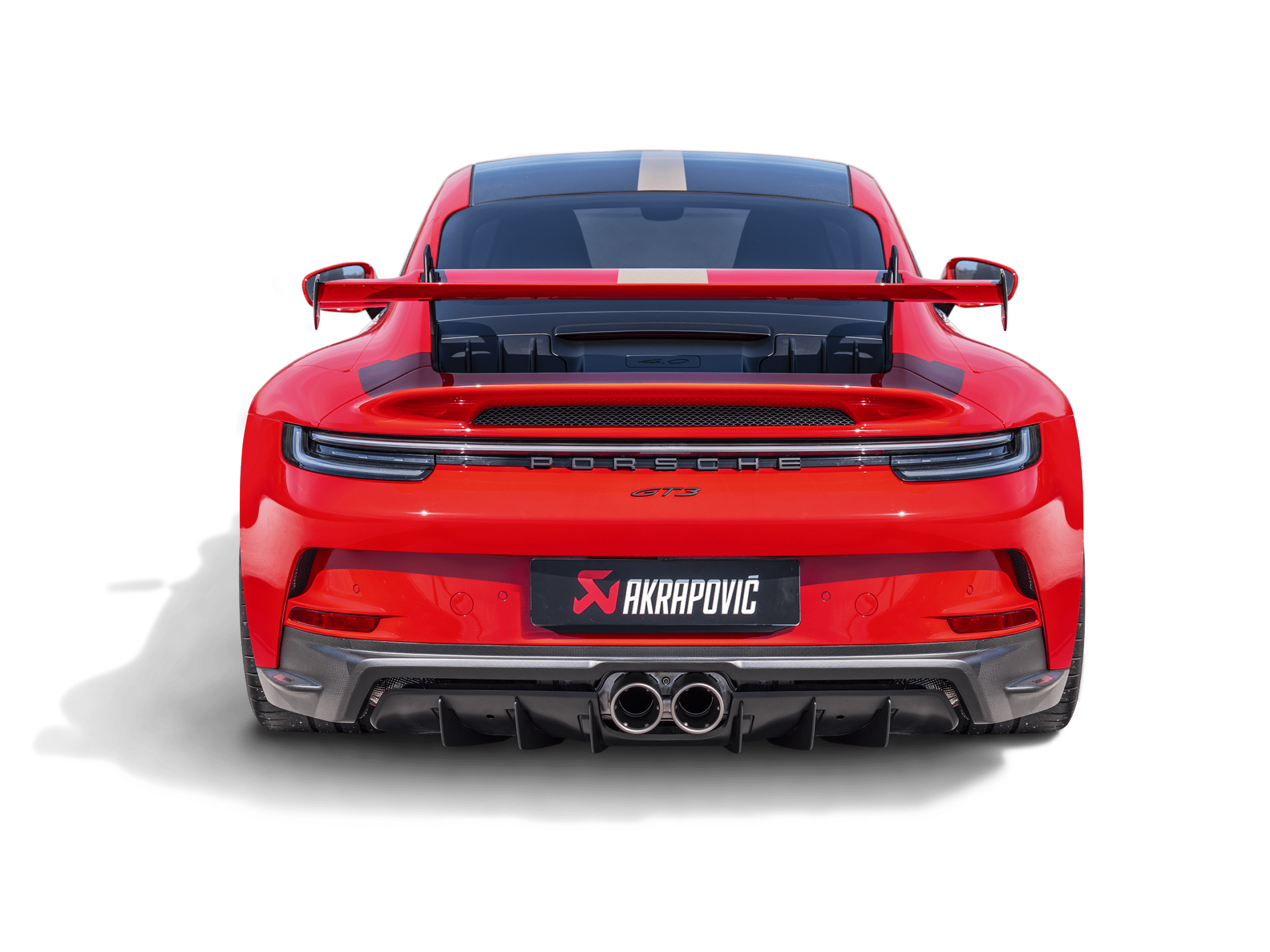 Akrapovic Diffuser Matte Porsche 911 992 GT3 GT3RS 1