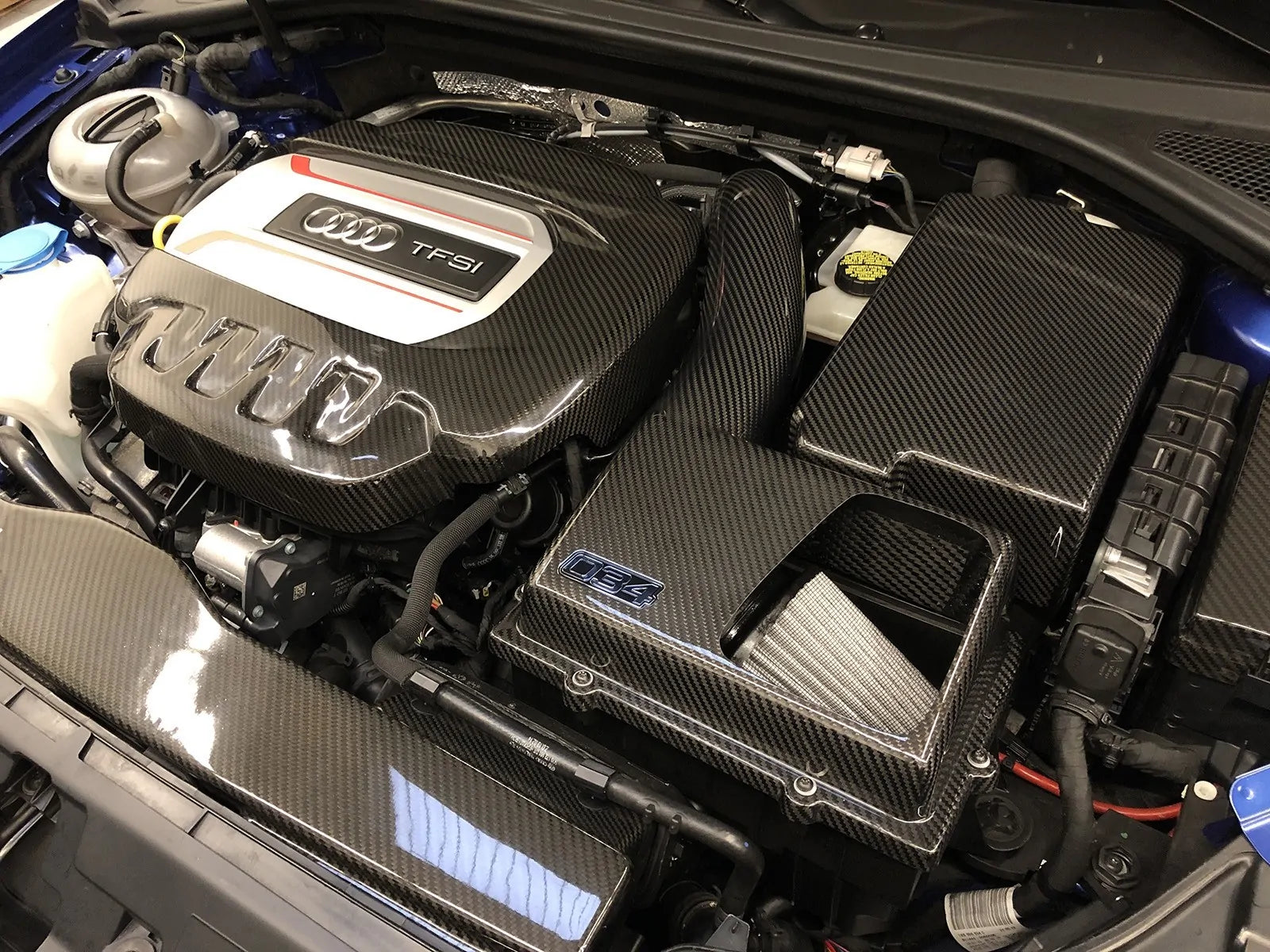 034 Motorsport Carbonfaser-Ansaugstutzen (offen) 1.8T 2.0T 05