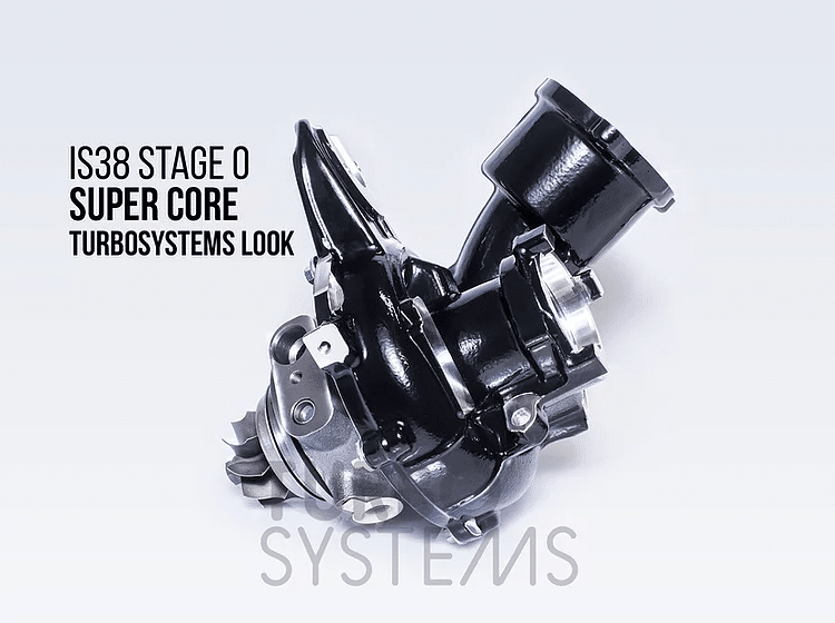 TurboSystems Hybrid turbo Stage 0 IS38 Audi S3 8V / Golf 7R 2.0 TSI 3