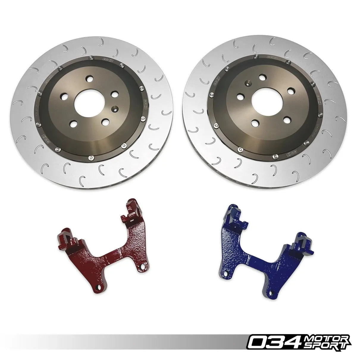 034 Motorsport 2 pezzi 355mm Freno posteriore Upgrade AUDI S3 1