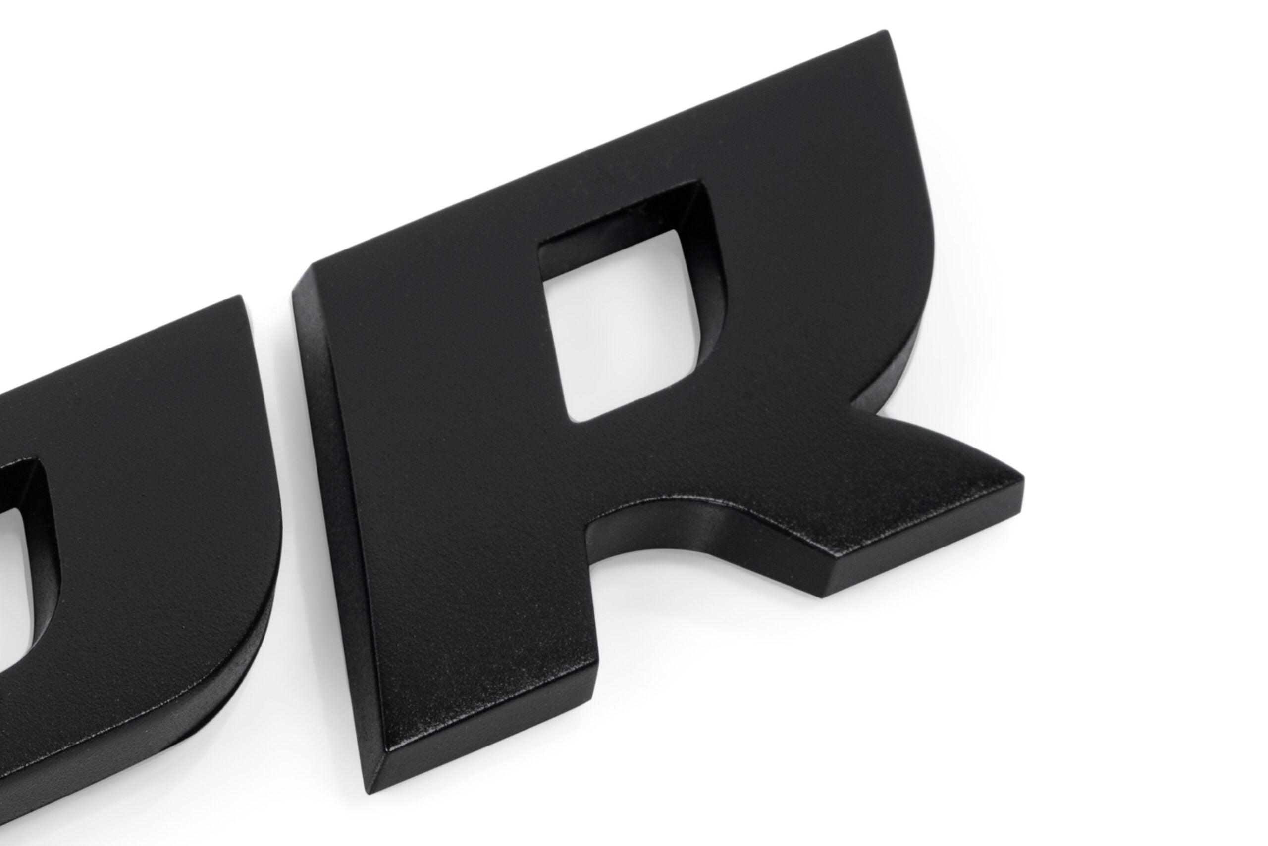 APR – Badge bombé 3D en noir satiné