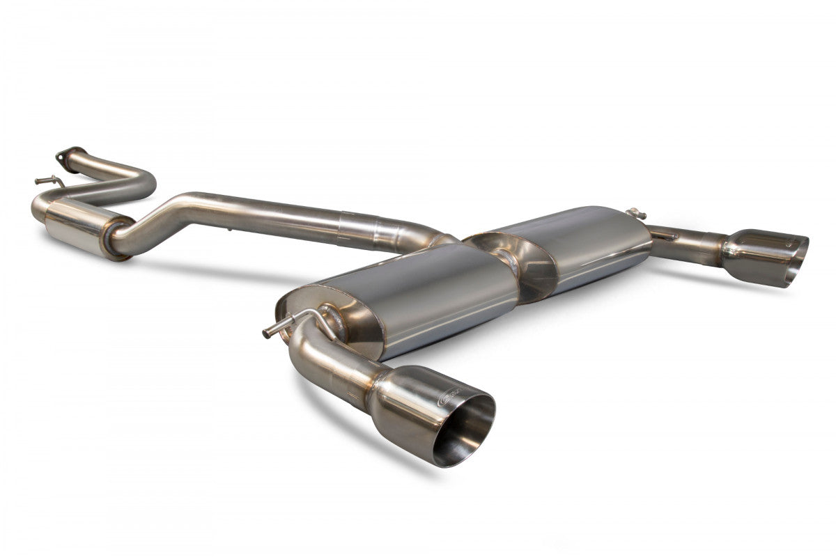 Scorpion Resonated cat back systeem Ford Focus ST225 01