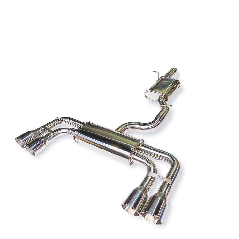 CTS Turbo-Sportauspuffanlage mit Resonator für VW Golf 7R 2