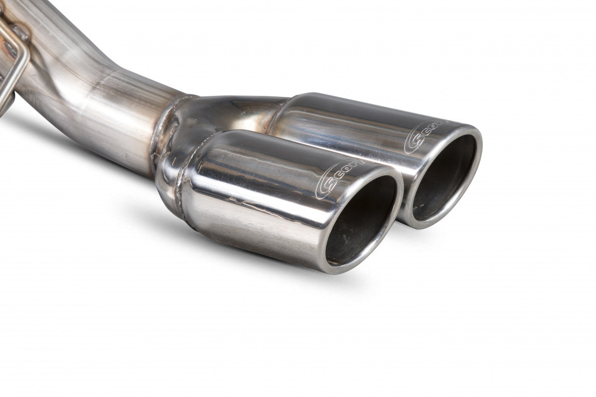 Układ rezonansowy katalizatora DPF firmy Scorpion z tyłu VW T5 T6 04