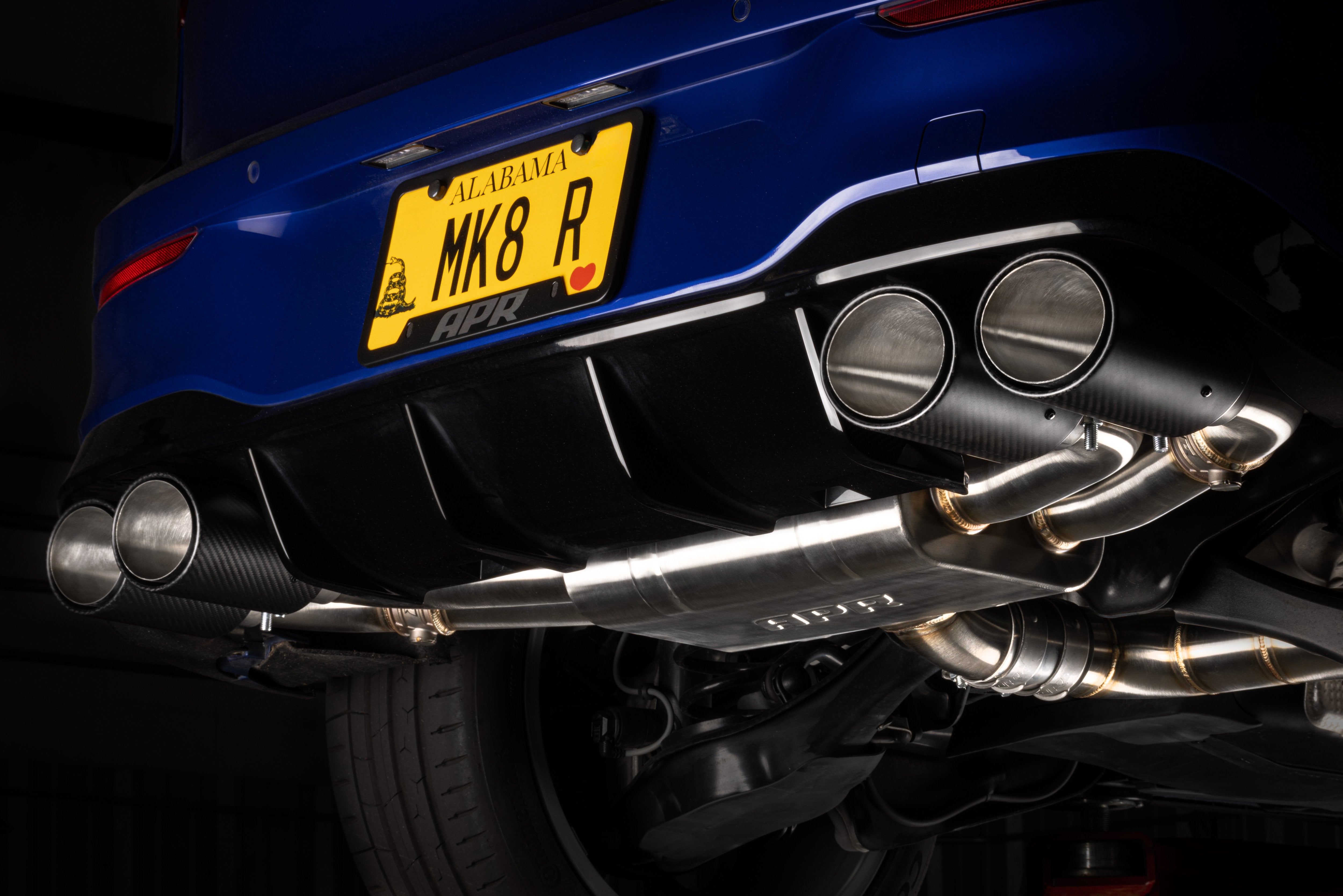 APR Catback uitlaat Volkswagen Golf 8 R